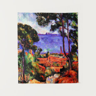Tenture Cezanne - Vue à travers les arbres