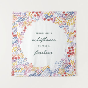 Tenture Champ de fleurs