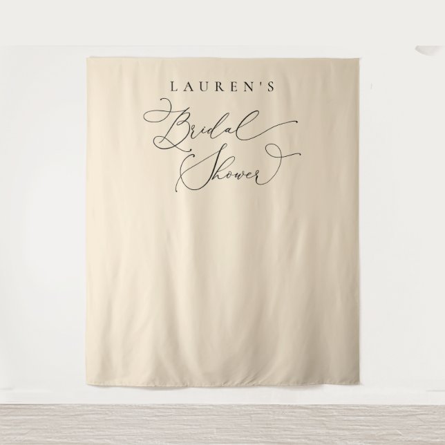 Tenture Champagne Fête des mariées beige Fond photo (Devant)