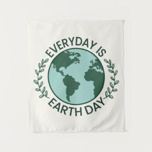 Tenture Chaque Jour Est Le Jour De La Terre - Amoureux De 