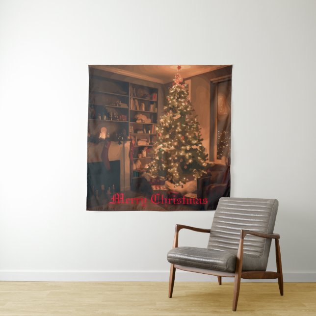 Tenture Charme de Yuletide (En situation)