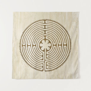 Tenture Chartres Labyrinthe - Symbole spirituel Antique 1