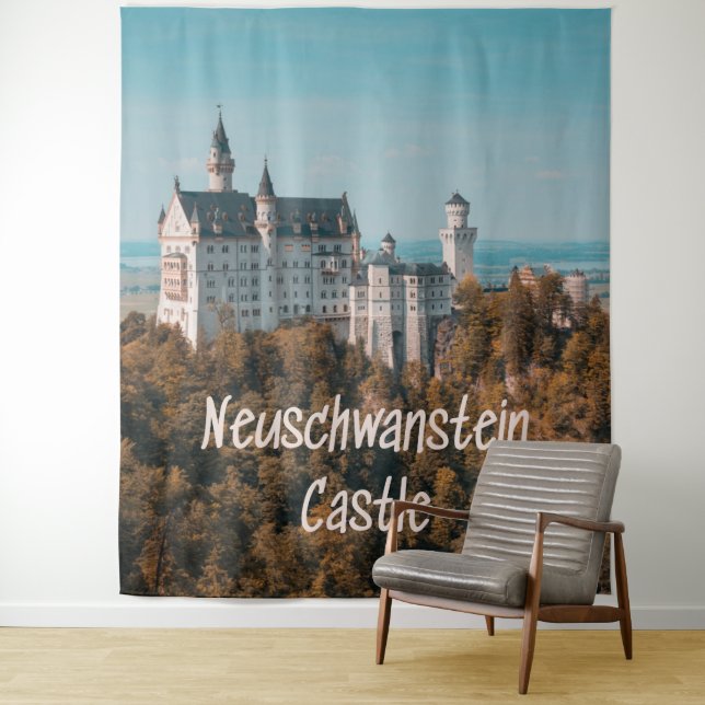 Tenture Château de Neuschwanstein Allemagne (En situation)