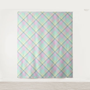 Tenture Checkered pattern of caramel colors.