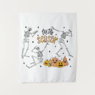 Tenture Chemise d'Halloween rétro, Drôle crâne d'Halloween