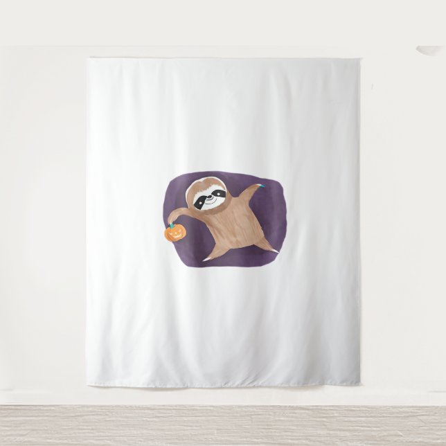 Tenture Chemise Halloween avec T-shirt classique Citrouill (Devant)