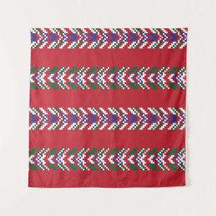 Tenture Chevron fair isle sans couture motif design, 