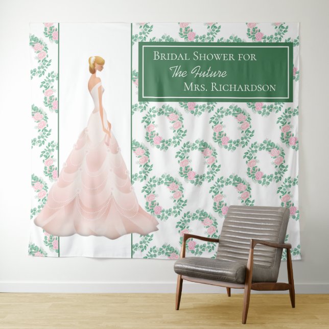 Tenture Chic de toile de fond pour enterrement de vie de j (En situation (horizontale))