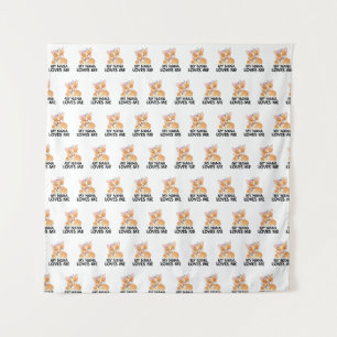 Tenture Chiens Corgi Mignons - Ma Nana M'aime