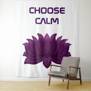 Tenture Choisissez Fleur de Lotus Violet Calme