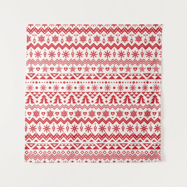 Tenture Christmas seamless pattern (Devant)