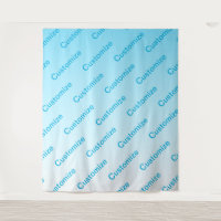 Ciel bleu (couleur changeable) Motif Ombre et text