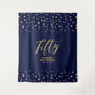 Tenture Cinquante Toile de fond pour fête d'anniversaire