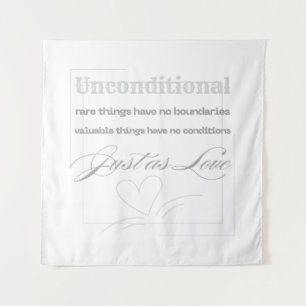 Tenture Citation d'amour inconditionnel 
