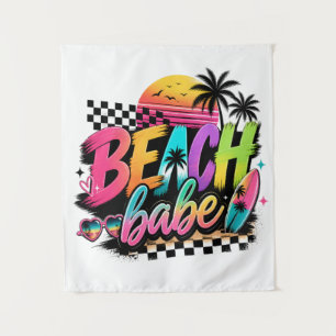 Tenture Citation de Retro Beach Babe Vibes Tropicales Colo