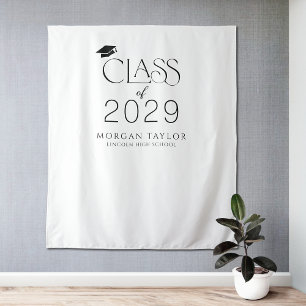 Tenture Classe minimale d'élégance gracieuse de 2025 Grad