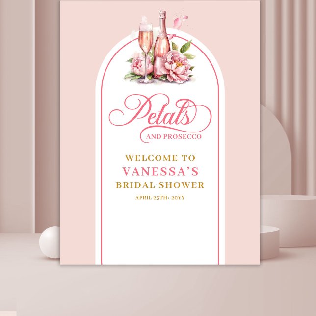 Tenture Classic petals and prosecco bridal shower decor (Classic petals and prosecco bridal shower decor

)