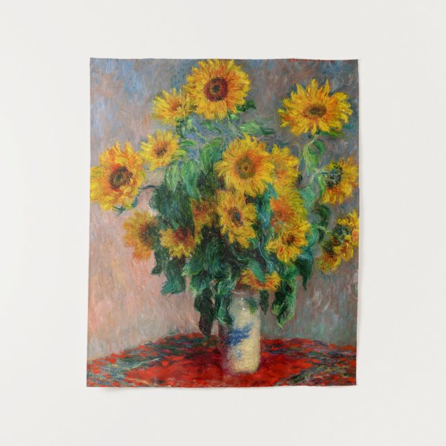 Tenture Claude Monet - Bouquet de tournesols (Devant)