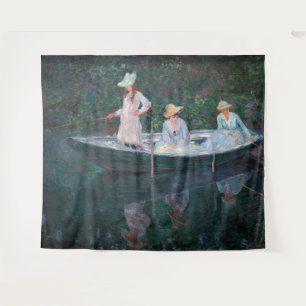 Tenture Claude Monet - Dans le bateau norvégien