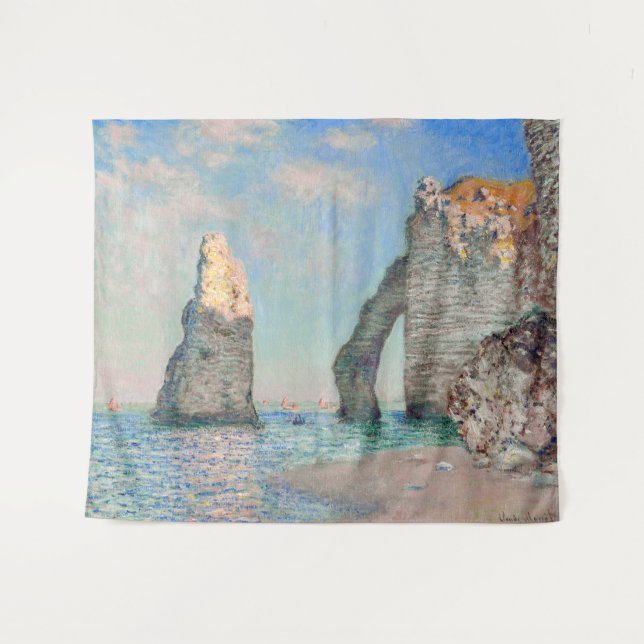 Tenture Claude Monet - Falaises à Etretat (Devant (Horizontal))
