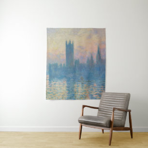 Tenture Claude Monet Les maisons du Parlement Coucher de s