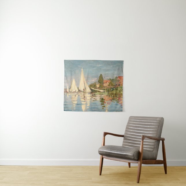 Tenture Claude Monet | Regatta at Argenteuil, c.1872 (En situation (horizontale))