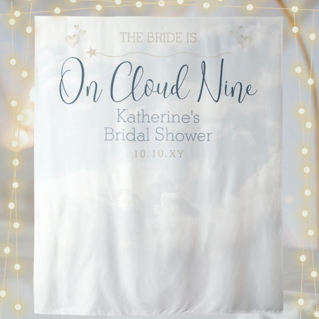 Tenture Cloud Neuf Fête des mariées moderne élégante fond (Créateur téléchargé)