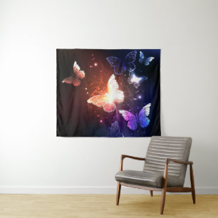 Tenture Clowing Night Butterflies