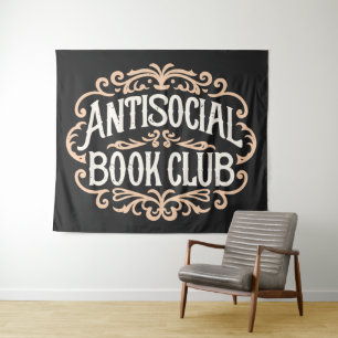 Tenture Club de livres antisociaux