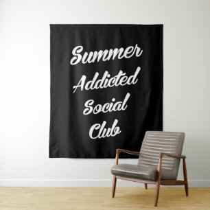 Tenture Club social amateur d'été