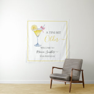Tenture Cocktail de citron coquette Un peu plus âgé pour l