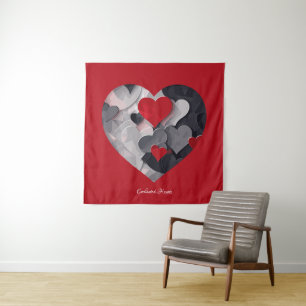 Tenture Coeurs enchantés