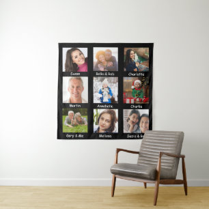 Tenture Collage de photos   Nom Memory Aid For Dementia