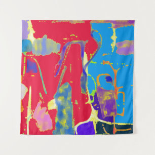 Tenture Collision chromatique  impulsion primaire