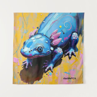 Tenture Colorful Salamander Wall Art – Endangered Amphibia