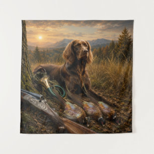 Tenture Compagnon de chasse Pointer allemand à poil long