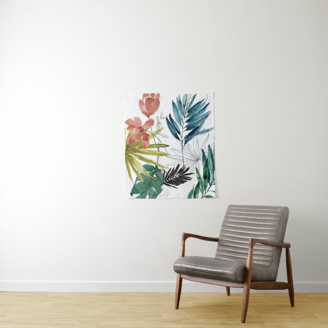 Tenture Composition tropicale (En situation)