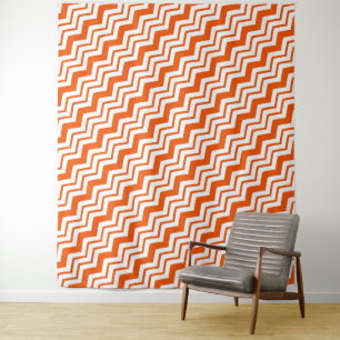 Tenture Conception de motif à chevron zigzag à motif orang