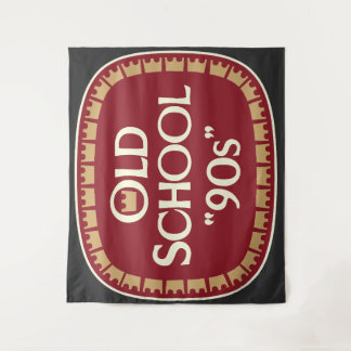 Tenture Conception d'étiquette de malt liquor Old School 9