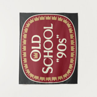 Tenture Conception d'étiquette de malt liquor Old School 9