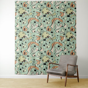 Tenture Conception moderne du milieu du siècle Sphères org