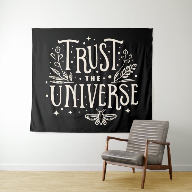 Tenture Confiance dans l'univers (En situation (horizontale))