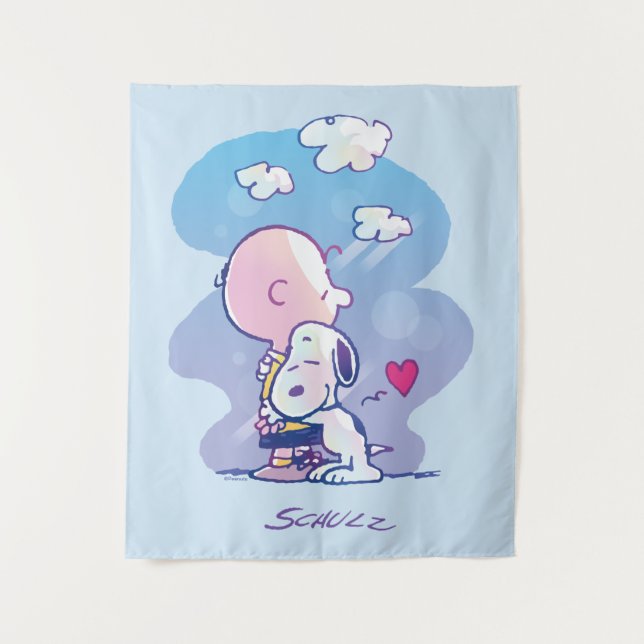 Tenture Confort et sécurité | Charlie & Snoopy Hug (Devant)