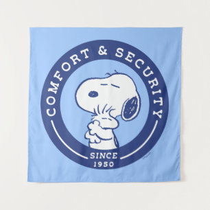 Tenture Confort et sécurité   Snoopy & Woodstock Hug