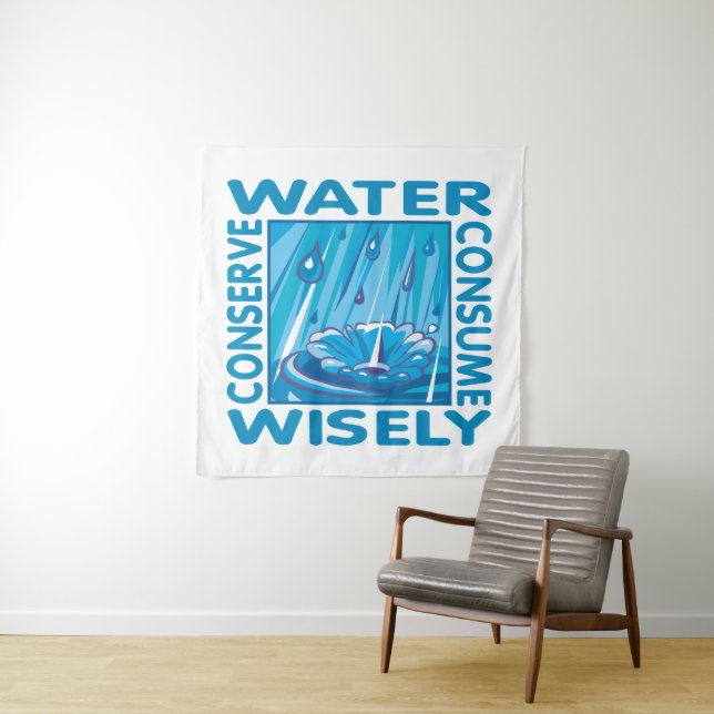 Tenture Conservation de l'eau (En situation)