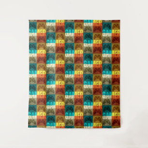 TENTURE CONTRÔLEUR DE JEU VIDÉO VINTAGE GAMER