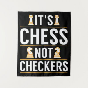 Tenture cool ses échecs pas checkers chèques joueurs cadea