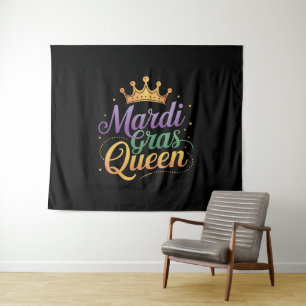 Tenture Costume de la Reine de la Parade du Mardi Gras 