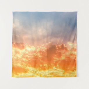 Tenture Coucher de soleil coloré : crépuscule du ciel.