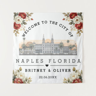 Tenture Coucher de soleil sur Naples Floride – Cadeau de m